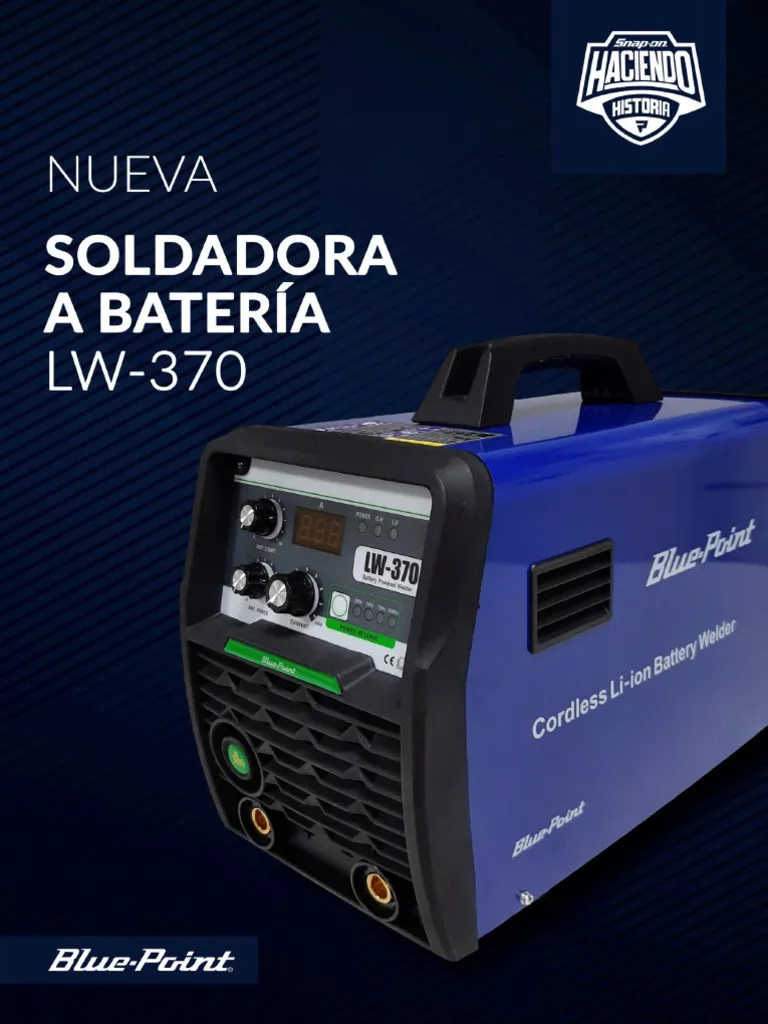 Soldadora a batería